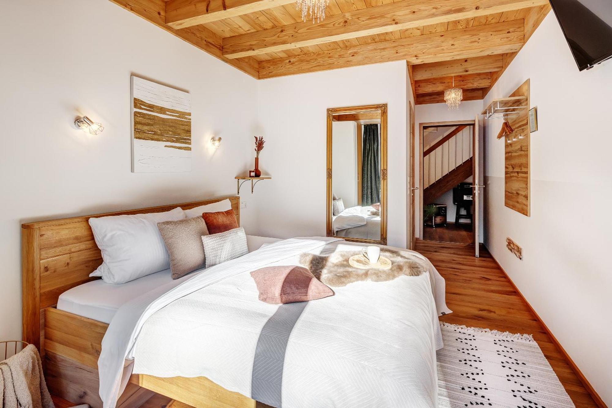 Landhaus Trinis - Kleine Kaffee Tee Theke Mit Kuehlschrank - Parkplatz Rotta Exterior foto